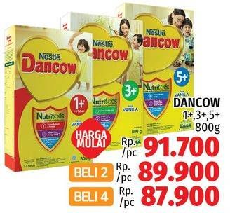 Promo Harga DANCOW Advanced Excelnutri+ 1+/3+/5+ 800 gr - LotteMart