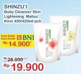 Promo Harga SHINZUI Body Cleanser Matsu, Kirei 450 ml - Indomaret