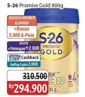 Promo Harga S26 Promise Gold Susu Pertumbuhan Vanilla 900 gr - Alfamidi