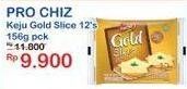 Promo Harga PROCHIZ Gold Slices 156 gr - Indomaret