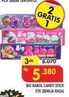 Promo Harga BIG BABOL Candy Gum All Variants per 3 pcs 5 pcs - Superindo