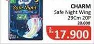 Promo Harga Charm Safe Night Wing 29cm 20 pcs - Alfamidi