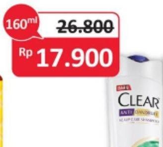 Promo Harga CLEAR Shampoo 160 ml - Alfamidi