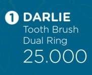 Promo Harga DARLIE Toothbrush Dual Ring 1 pcs - Watsons