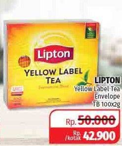 Promo Harga Lipton Yellow Label Tea 100 pcs - Lotte Grosir
