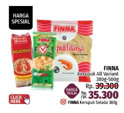 Promo Harga Finna Kerupuk Udang Nusantara/Finna Kerupuk Udang Delicious  - LotteMart