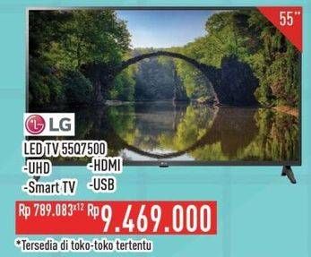 Promo Harga LG UQ7500 UHD TV 55UQ7500PSF 55 Inch  - Hypermart