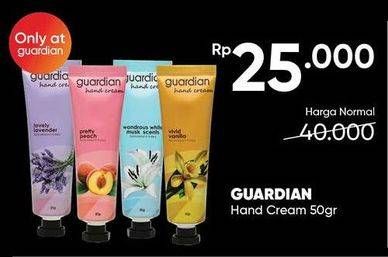Promo Harga GUARDIAN Hand Cream 50 gr - Guardian