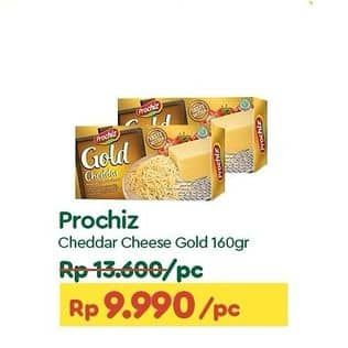 Promo Harga Prochiz Gold Cheddar 160 gr - TIP TOP