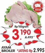 Promo Harga Ayam Broiler per 100 gr - Superindo