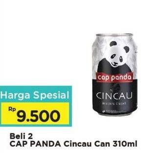 Promo Harga CAP PANDA Minuman Kesehatan per 2 kaleng 310 ml - Alfamart