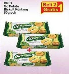 Promo Harga SIANTAR TOP GO Potato Biskuit Kentang 60 gr - Indomaret