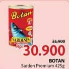 Promo Harga Botan Sardines Premium In Tomato Sauce 425 gr - Alfamidi