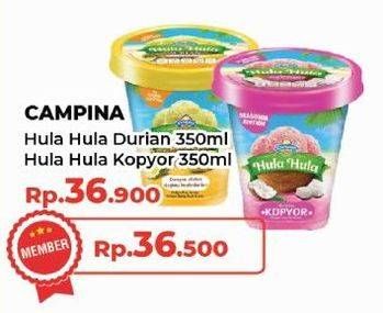 Promo Harga Campina Hula Hula Kopyor, Durian 350 ml - Yogya