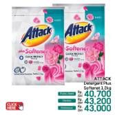 Promo Harga Attack Detergent Powder Plus Softener 1200 gr - LotteMart