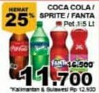 Promo Harga COCA COLA Minuman Soda 1500 ml - Giant