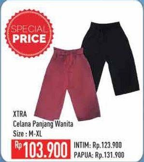 Promo Harga XTRA Celana Panjang Wanita M-XL  - Hypermart