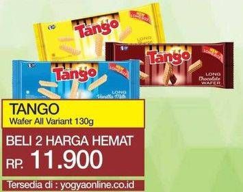 Promo Harga TANGO Long Wafer All Variants per 2 pcs 130 gr - Yogya
