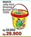 Promo Harga Inaco Mini Jelly per 50 cup 15 gr - Indomaret