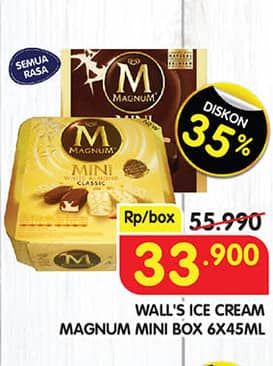 Promo Harga Walls Magnum Mini All Variants per 6 pcs 45 ml - Superindo