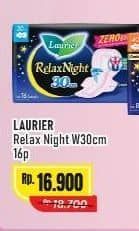 Promo Harga Laurier Relax Night 30cm 16 pcs - Alfamart