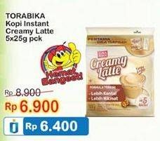 Promo Harga Torabika Creamy Latte per 5 sachet 25 gr - Indomaret