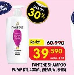 Promo Harga PANTENE Shampoo All Variants 400 ml - Superindo