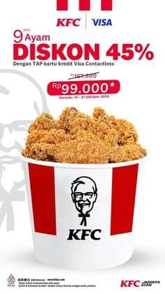 Promo Harga Diskon 45%  - KFC