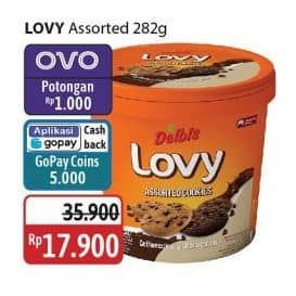 Promo Harga Delbis Lovy Cookies Assorted 280 gr - Alfamidi