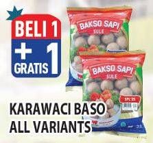 Promo Harga KARAWACI Bakso Sapi Sule All Variants 25 pcs - Hypermart