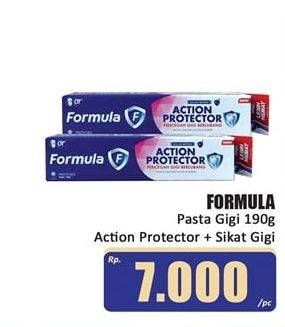 Promo Harga FORMULA Pasta Gigi Action Protector + Sikat Gigi  - Hari Hari