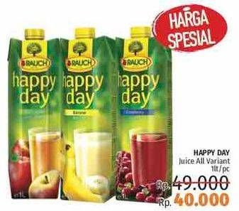 Promo Harga RAUCH Happy Day All Variants 1 ltr - LotteMart