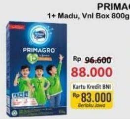 Promo Harga FRISIAN FLAG Primagro 1+ Madu, Vanilla 800 gr - Alfamart