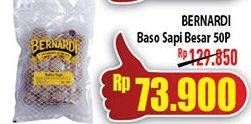 Promo Harga BERNARDI Bakso Sapi Besar 50 pcs - Hypermart