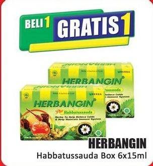 Promo Harga Herba Herbangin Habbatussauda per 6 sachet 15 ml - Hari Hari