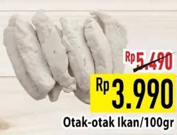 Promo Harga Otak Otak Ikan Curah per 100 gr - Hypermart