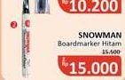 Promo Harga Snowman Board Marker Hitam  - Alfamidi