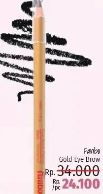 Promo Harga FANBO Eyebrow Pencil Gold  - LotteMart