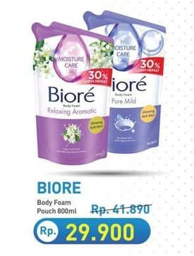 Promo Harga Biore Body Foam Beauty 800 ml - Hypermart