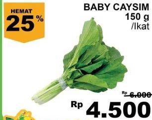 Promo Harga Caisim Baby per 150 gr - Giant