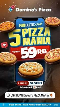 Promo Harga Funtastic Deal  - Domino Pizza
