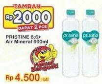 Promo Harga PRISTINE 8 Air Mineral Kecuali 600 ml - Indomaret