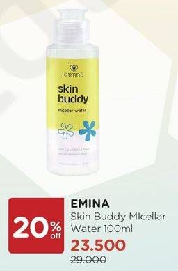 Promo Harga EMINA Skin Buddy Micellar Water 100 ml - Watsons