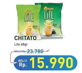 Promo Harga Chitato Lite Snack Potato Chips 68 gr - Hypermart