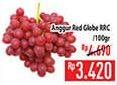 Promo Harga Anggur Red Globe RRC per 100 gr - Hypermart