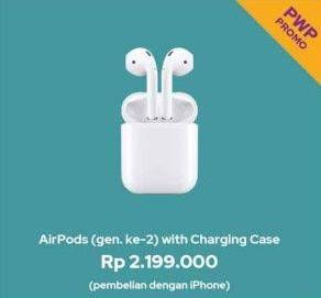 Promo Harga APPLE AirPods Generasi Ke-2  - iBox