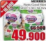 Promo Harga MERRIES Pants Good Skin M34, L30, XL26  - Giant