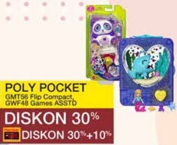 Promo Harga POLY POCKET Mainan Anak Flip Compact, GWF48 Games ASSTD  - Yogya