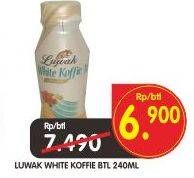 Promo Harga Luwak White Koffie Ready To Drink 240 ml - Superindo