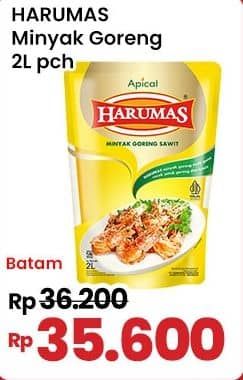 Promo Harga Harumas Minyak Goreng 2000 ml - Indomaret